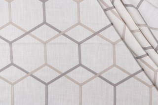 1 Yard Candice Olson 4091.106 Embroidered Linen Drapery Fabric for Kravet CLOSEOUT