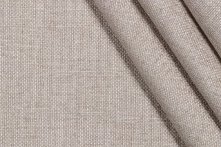 1 Yard Crypton Wiley High Performance Woven Chenille Upholstery Fabric in Flax