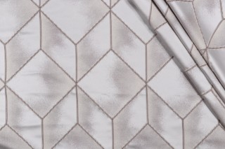 1 Yard Emmanuelle Woven Decorator Fabric in Platinum
