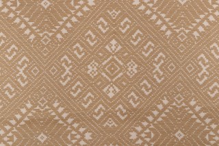 Rivas Woven Upholstery Fabric in Cognac