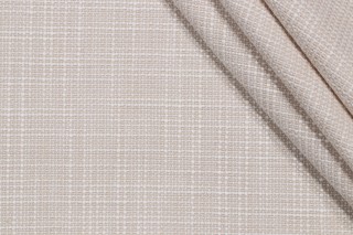 Crypton Bolton High Performance Woven Upholstery Fabric in Bone