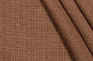 Libeco Woven Linen Decorator Fabric in Camel 