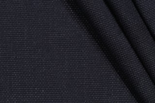 Libeco BW Woven Linen Upholstery Fabric in Indigo 
