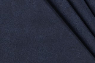 Solid Vinyl Upholstery Fabric in Navy 