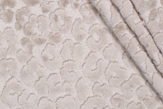 Hamilton Bella Velvet Upholstery Fabric in Pearl 
