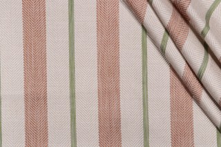 Hamilton Tillery Woven Upholstery Fabric in Clay 