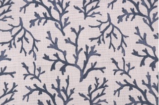 Premier Prints Naples Slub Canvas Printed Cotton Drapery Fabric in Italian Denim
