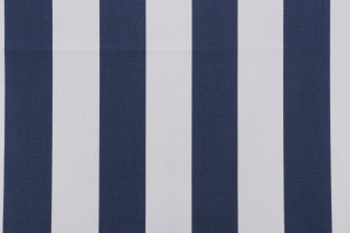 Stripe Woven Solution Dyed Acrylic Outdoor Fabric in Marine