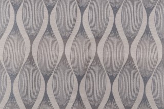 Pique Woven Upholstery Fabric in Grey