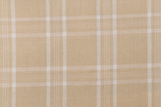 Fonthill Verity Check Woven Decorator Fabric in Neutral/Multi for Scalamandre