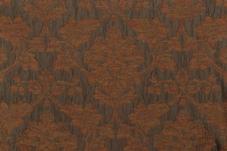 Scalamandre Volterra Damask Upholstery Fabric in Moss