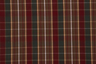 Fonthill Tipton Woven Decorator Fabric in Wine/Khaki for Scalamandre