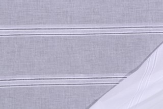 Scalamandre Adeos Sheer Drapery Fabric in Blanc