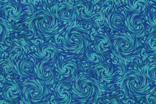 Chong-A Hwang Fabrics of SoHo Sundance - Swirl Texture Printed Cotton Craft Fabric in Blue for Timeless Treasures 
