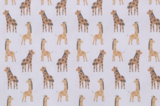 Dear Stella Grasslands - Stand Tall Printed Cotton Craft Fabric in White 