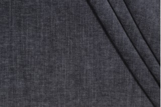 Richloom Bonbon Woven Chenille Upholstery Fabric in Indigo