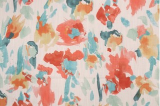 Richloom Roxanne Printed Polyester Drapery Fabric in Garden