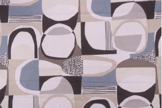 Covington Moyano Printed Cotton Drapery Fabric in 98-Wallstreet