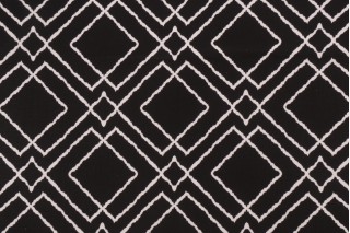Covington Jacava Printed Cotton Drapery Fabric in 903-Chalkboard