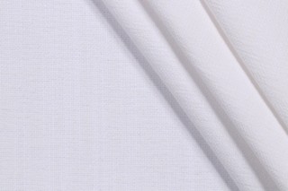 Crypton Linen Weave High Performance Woven Chenille Upholstery Fabric in White
