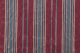 Scalamandre Byblos Moire Decorator Fabric in Rose