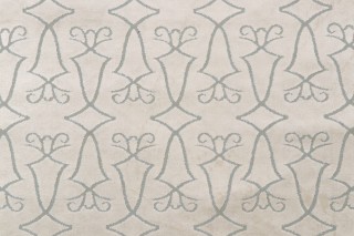 Old World Weavers Princess Aida Velvet Upholstery Fabric in Glacier for Scalamandre