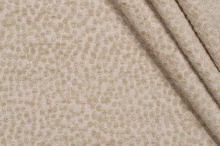 PK Lifestyles Spotty Dotty Woven Chenille Upholstery Fabric in Hay 