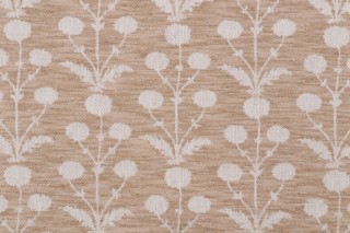 Villa D Ascoli Mughal Blooms Woven Upholstery Fabric in Saffron 
