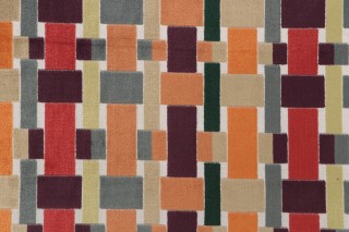 Hamilton Interlock Velvet Upholstery Fabric in Jewel 