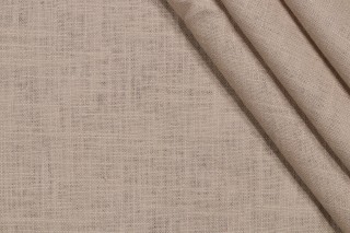 Wexford Linen Woven Decorator Fabric in Sand