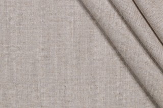 Covington Linden Linen Blend Drapery Fabric in Sterling