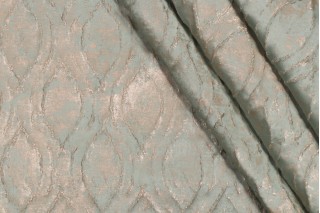 PK Lifestyles Dominique Damask Decorator Fabric in Patina