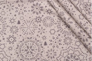 Stof France Bredle Printed Drapery Fabric in Gris