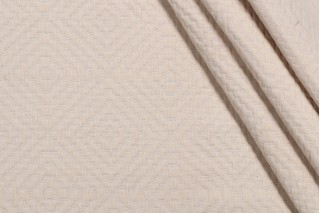 Waverly Serena Matelasse Upholstery Fabric in Cream