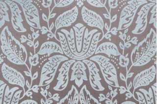 Thibaut Luxembourg Damask W71804 Velvet Upholstery Fabric in Aqua
