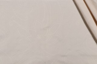 Scalamandre Floral Silk Decorator Fabric in Fog