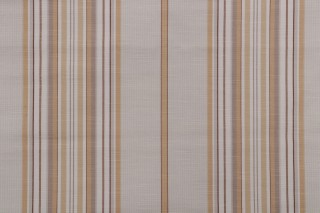 Scalamandre Stripe Woven Decorator Fabric in Cafe