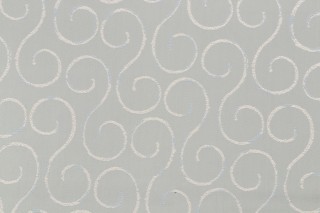 Scalamandre La Spiro Damask Decorator Fabric in Sea Mist