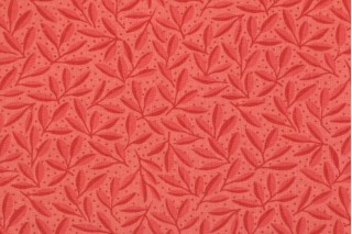 Thibaut Carmina F95170 Printed Cotton Drapery Fabric in Red