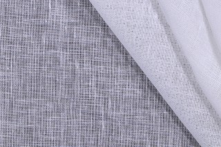 Eden Sheer Drapery Fabric in Snow