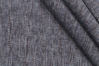 Davila Woven Chenille Upholstery Fabric in River