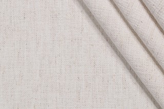 1 Yard Crypton Nomad High Performance Woven Chenille Upholstery Fabric in Snow