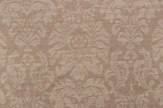 Donghia Casale Damask Upholstery Fabric in Natural/Tan for Scalamandre