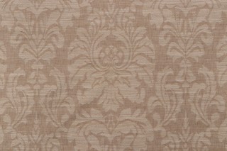 Donghia Casale Damask Upholstery Fabric in Natural/Tan for Scalamandre