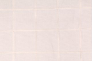 Onyx Age Cord Check Woven Cotton Corded Decorator Fabric in Canvas