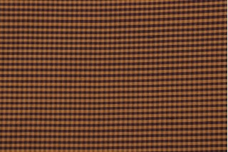 Onyx Age Silk Check Decorator Fabric in Purple Gold