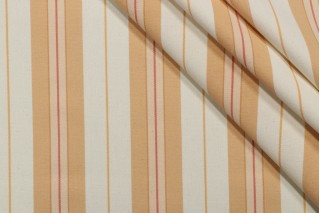 Stripe Woven Decorator Fabric in Sunshine