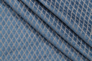Thibaut Malmaison W73736 Woven Chenille Upholstery Fabric in Cobalt