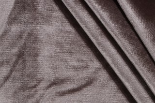 Tomi Velvet Upholstery Fabric in Nickel