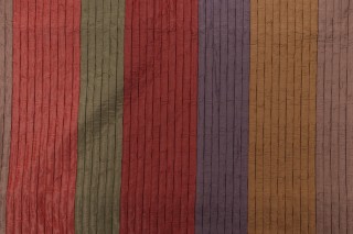 Scalamandre Pleated Stripe Decorator Fabric in Multi